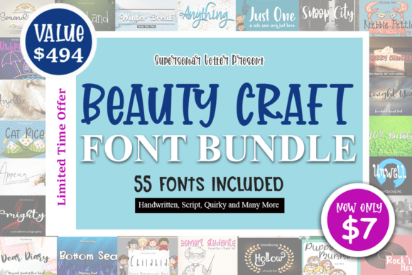 Download Beauty Craft Font Bundle - Craft Collection