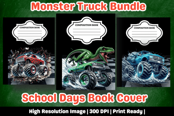 Download Monster Truck Composition Book Covers - Book Collection