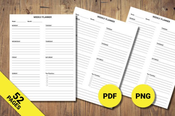 Download All Purpose Weekly Planner - All purpose Collection