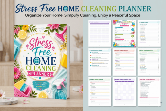 Download Stress Free Home Cleaning Planner - Premium Resources