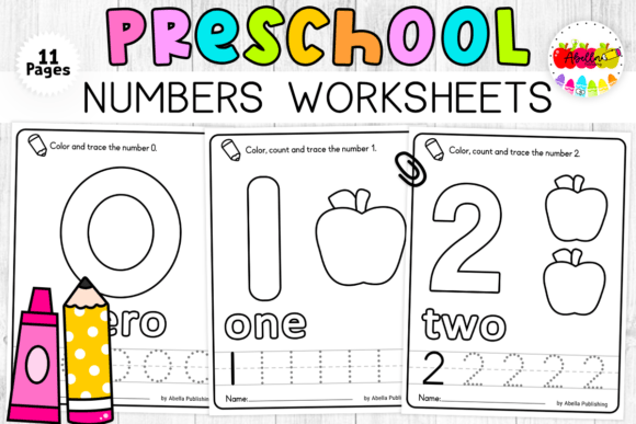 Download Preschool Numbers 0-10 Coloring Book - Book Collection