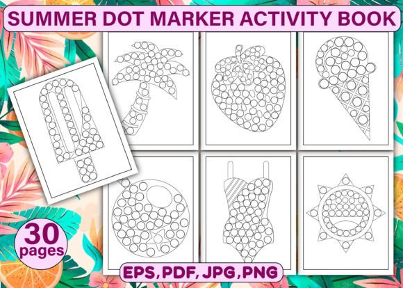 Download Summer Dot Marker Activity Book for Kids - Book Collection